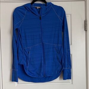 Athleta Vibrant Blue Zip-Up Jacket
